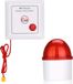 Retekess TH103 Système d'alarme domestique pour appels d'urgence, bouton étanche avec câble SOS, bouton d'urgence pour seniors