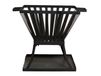 HEAT Outdoor Living Skal Vuurkorf - Zwart - Inclusief Bodemplaat - 45 cm Hoog