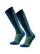 DANISH ENDURANCE Compressiekousen Dames & Heren - 21-26 mmHg - Blauw/Neon Geel - Maat 43-47 - 2 paar