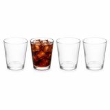 Royal Leerdam verres à eau / verres à jus - 4x - verre trempé - 350 ml - verres à boire