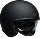 Bell Tx 501 Mat Zwart Open Face Helm - Helm