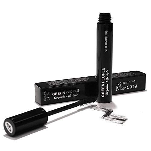 Green People Volume Mascara - Zwart, 7ml. Natuurlijke zwarte mascara voor gevoelige huid rond de ogen. Mineraalpigmenten voor langdurige kleur. Parabenvrije make-up.