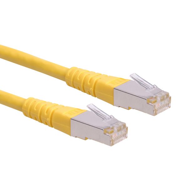 ROLINE S/FTP Patchkabel Cat.6 (Klasse E) 1,5m Geel