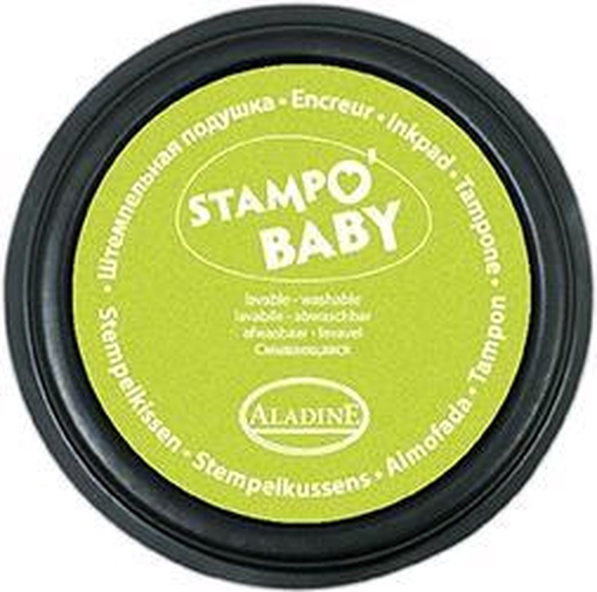 Aladine Stampo Baby inktkussenset Rood/Groen