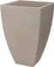 Pro Garden Plantenpot/bloempot Dunes - D40 x H60 cm - Beige - Kunststof - Voor buiten