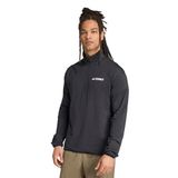 adidas Terrex Multi Climawarm Half Zip Tech Fleece Sweatshirt, black, 3XL