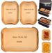 TOVBMUP Airfryer papier cuisson - 150 feuilles - Marron
