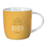 Grafik-Werkstatt Koffiemok met spreuk 300 ml porseleinen mok BI:ER