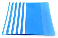 Alevar PPL map met sluiting, A4, kleur blauw, 5 stuks