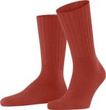 FALKE Heren Sokken Effen Wol Polyamide 39-42 Brick