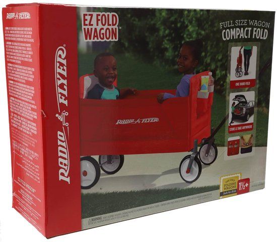 Top1Toys Radio Flyer Bolderkar 104x54x81.7 cm Rood