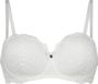 Hunkemöller Dames Lingerie Voorgevormde beugel bh Marine - Wit - maat E70