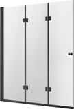 Vevor Badkuip Douchedeur Frameloze Drievoudige Douche Glazen Deur 1295x1422mm