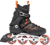 K2 Skate F.i.t. 80 Alu Patins à roulettes Noir/Orange EU 39 Hommes