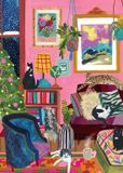 Pieces & Peace legpuzzel Cozy Cats 1000 stukjes multicolor puzzle