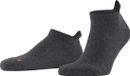 FALKE Cool Kick kort eenkleurig functioneel materiaal sneakersokken enkelsokken unisex grijs - maat 37-38