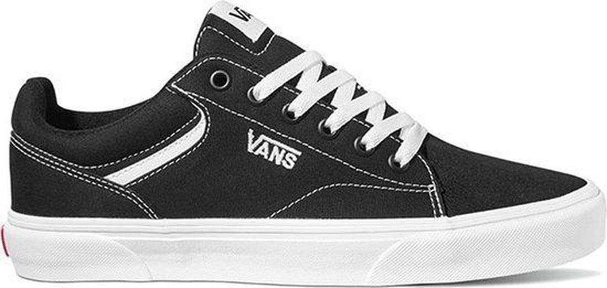 Vans Seldan Heren Sneakers - (Canvas) Black/White - Maat 42.5