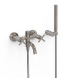 TRES MONT BLANC 28317601AC Bimando Mural Bañera y Ducha Color Acero