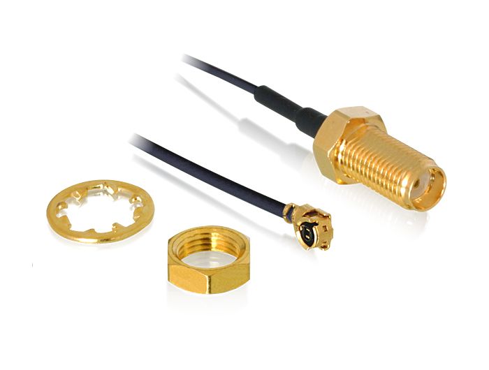 DeLOCK 88824 - Kabel - 0,35 m - Zwart