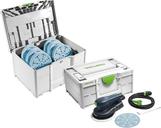 Festool ETS EC 150/5 EQ-SYS GR Excenterschuurmachine + SYS-STF D150 GR-Set in Systainer - 578272