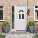 VidaXL Plantenbak 2 stuks antraciet 50 x 50 x 50 cm staal