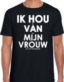 Bellatio Decorations Shoppartners Bv Ik hou er van als mijn vrouw mij laat wielrennen shirt - grappig hobby t-shirt zwart heren - Cadeau shirt XXL