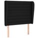 VidaXL Hoofdbord 203x23x118/128 cm Zwart