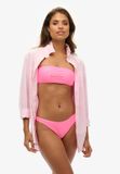 Superdry Bandeaubikinitop met logo Dames Roze