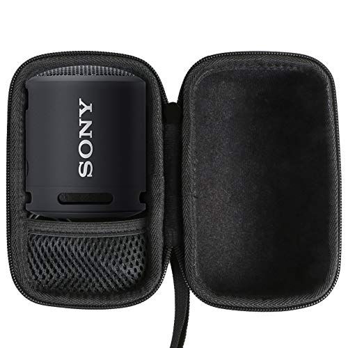 khanka Hard Case Draagtas voor Sony SRS-XB13 Compacte en draagbare waterdichte draadloze luidspreker. (zwart)