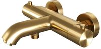 Brauer Gold Edition - Opbouw Baddouche Thermostaatkraan - Goud Geborsteld PVD