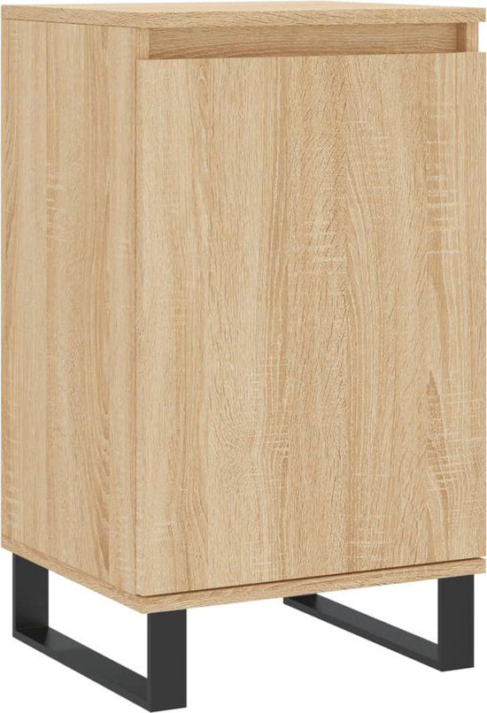 vidaXL Dressoir Sonoma eiken hout 40x35x70 cm