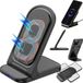 Krüger&Matz KM0858 - Chargeur rapide sans fil - QC PD - 15W - Pliable - Noir