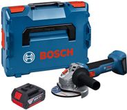 Bosch Professional Bosch GWS 18V-8 Professionele accu haakse slijper 18 V 125 mm borstelloos + 1x accu 4.0 Ah + L Boxx - zonder lader