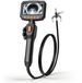 VEVOR Caméra d'endoscope rotative avec éclairage, caméra d'inspection avec tête mobile bidirectionnelle, caméra de tuyau étanche IP67 avec écran de 4,3 pouces, câble de 1,5 m, batterie de 2600 mAh, caméra borescope de 8 mm pour voiture et maison
