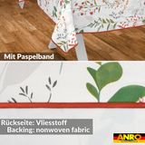 ANRO Tafelkleed Natuur Meerkleurig 240x140cm Met sierband Afwasbaar Waterafstotend Binnen & Buiten