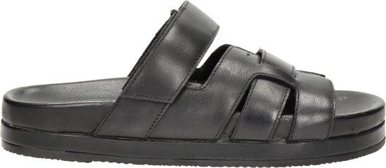 Nelson dames slipper - Zwart - Maat 38