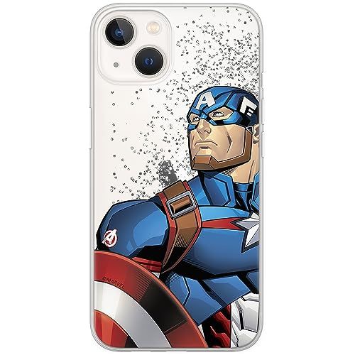 ERT GROUP mobiele telefoonhoesje voor Apple iPhone 13 MINI - Captain America 011 - Glitter Effect