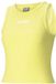 Puma Modern Basics Ribbed T-shirt sans manches Jaune XS Femme