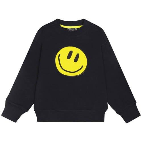 Tumble 'n Dry sweater met print - donkerblauw