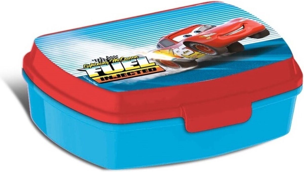 DISNEY CARS lunchbox blauw rood kinderen blauw