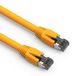 Nippon Labs Cat 8 Ethernet-kabel 0,2 m - geel