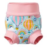 Splash About Happy Nappy Duo herbruikbare zwemluier met zilveren voering (omhoog en weg, 3-4T)