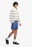 Superdry Monogram Shorts Relaxed Fit Heren Katoen/Polyester Blauw M