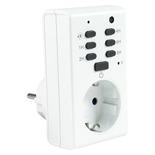 REV timer met automatische schemerfunctie - Wit