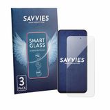 Savvies 3 Stuks Screenprotector - Geschikt voor realme Narzo 100x - Beschermfolie Glas Transparant