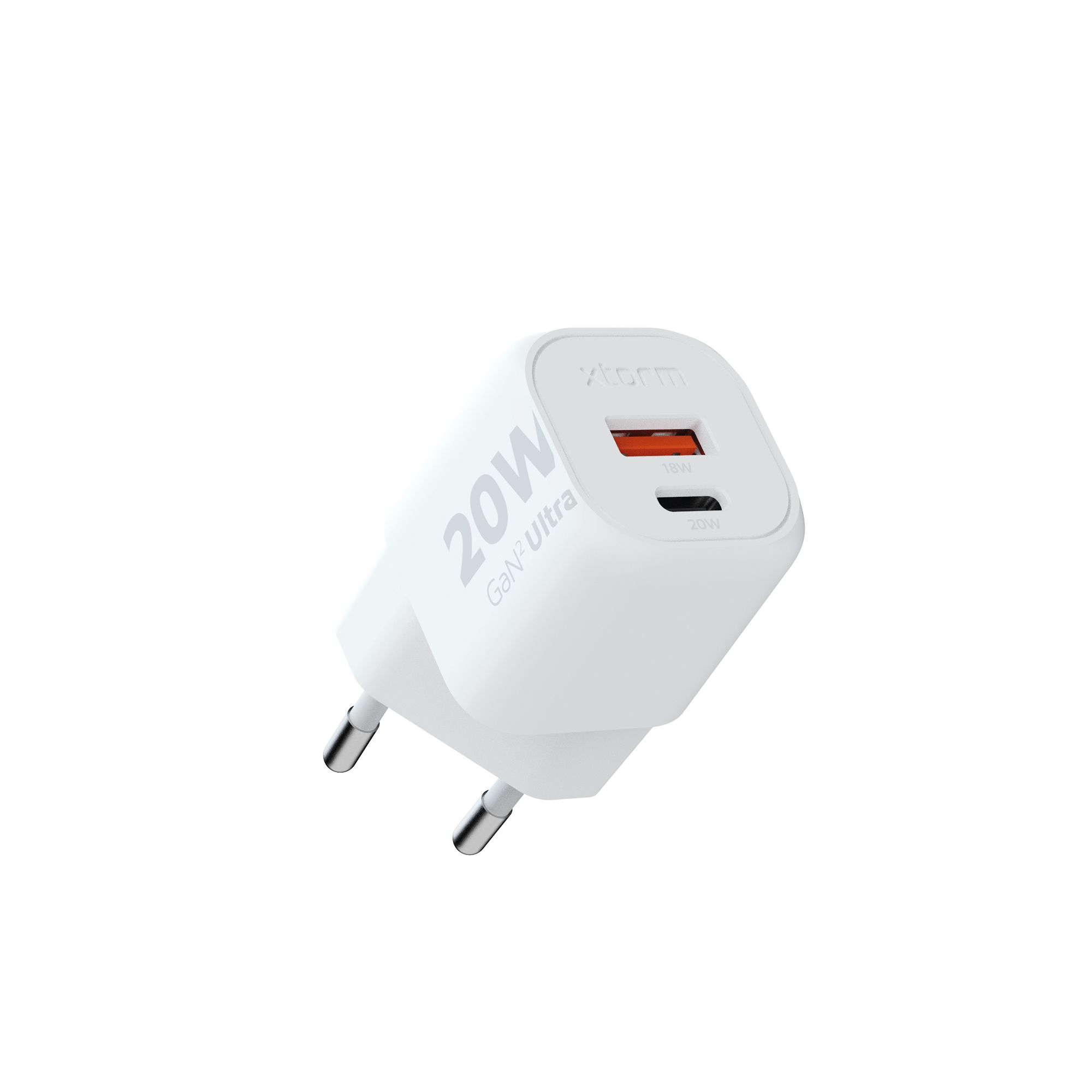 Xtorm 20W GaN² Ultra Adapter - White