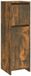 vidaXL Badkamerkast 30x30x95 cm bewerkt hout gerookt eikenkleurig