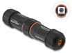 DELOCK 90708, Noir, Plastique, 1 pièce, Droit, 4,5 mm, 7,5 mm
