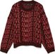 Vero Moda Trui Vmlove Ls O-neck Pullover Boo 10331432 Syrah/melange W Ribbon Red Mel. Dames Maat - XL