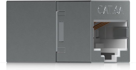 Acoplador Ubiquiti UniFi - Modulaire insteek (koppeling) - binnenshuis - CAT 6a - afgeschermd - RJ-45 (pak van 10)